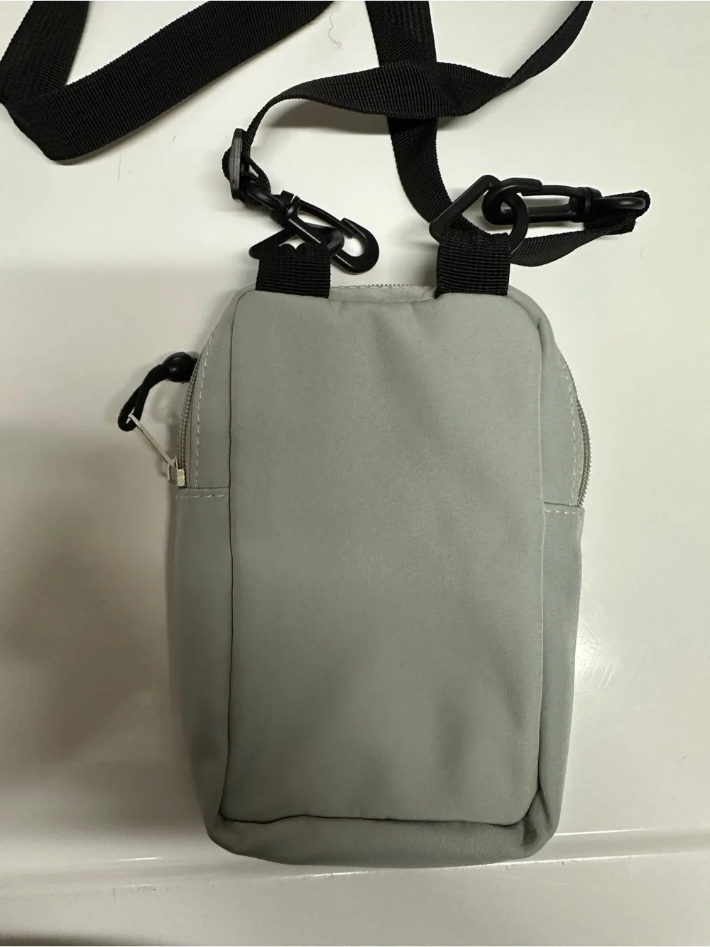 Nintendo Game Boy Style Crossbody Bag in Gray with Pink Accents